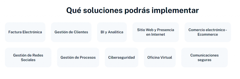 Soluciones Kit digital 2022