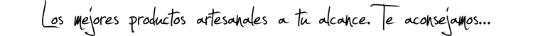Productos artesanales