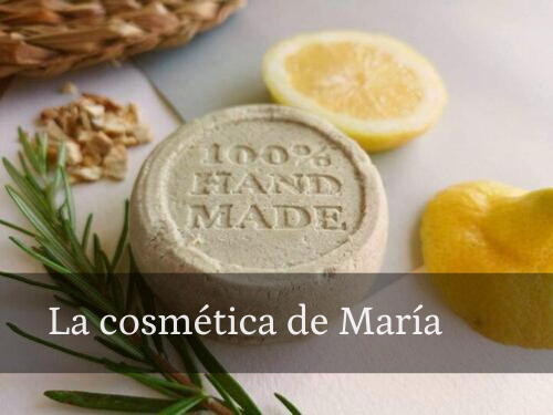 Todos los productos de la cosmética de María se elaboran con ingredientes 100% naturales y a mano. Sin procesos químicos ni ingredientes derivados del petróleo. Además utilizamos concentraciones muy altas de esencias y especias para conseguir un producto de gran calidad y de increíbles resultados.
